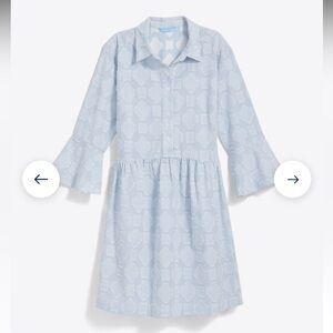 Draper James Blue and White Striped Dress